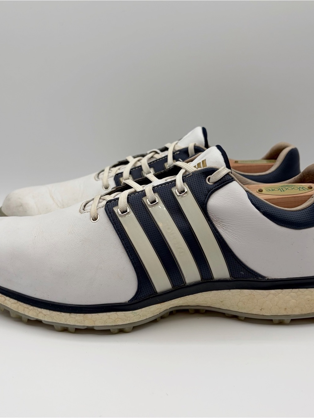 Adidas Tour 360 XT-SL Boost Golf Shoes BB7914 White Navy Men's Size 10.5